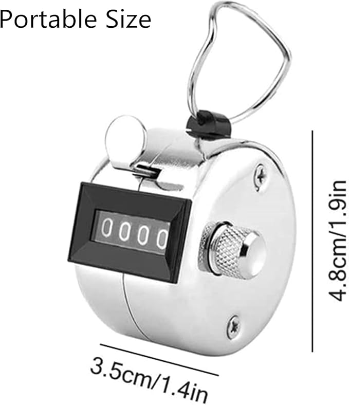 Metal Tally Counter Clicker Counter Handheld Pitch Counter, Manual Mechanical - Image 5