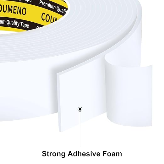 3Pack 1inX16.4FT Double Sided Foam Strip, EVA Foam Tape, Double Sided Sponge - Image 3