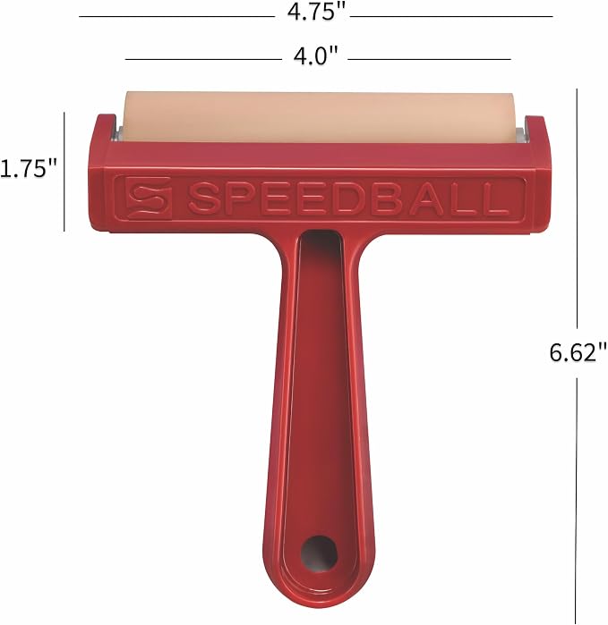 Speedball Art Products Company 004117 004117 Soft Rubber Brayer - Image 6