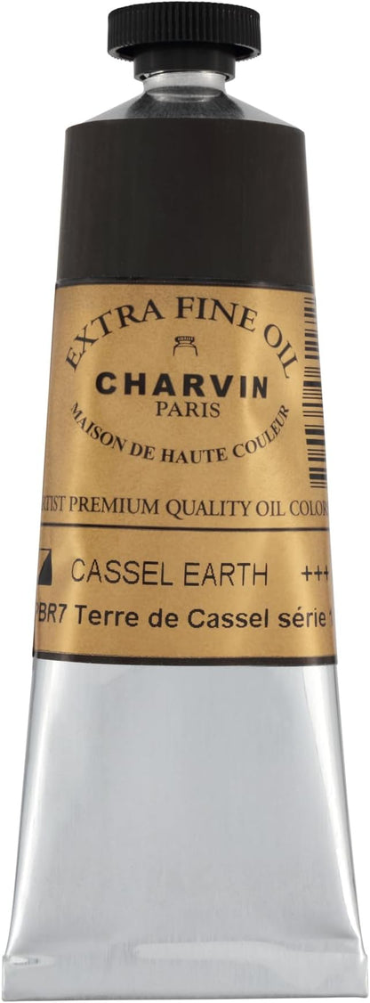 Charvin Extra Fine Oil Paint, Cassel Earth 60 mL - Image 2