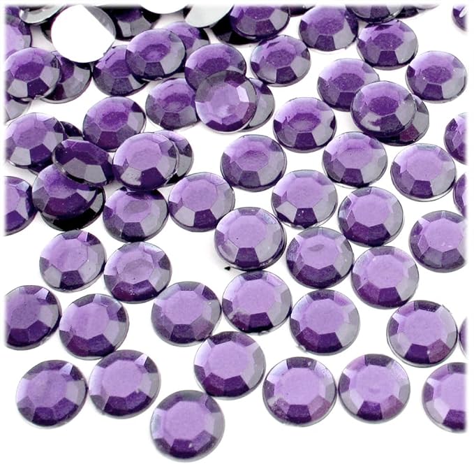 The Crafts Outlet 144pc Rhinestones Round 10mm - Image 3