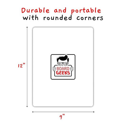 6 Premium Small Dry Erase Board 9"x12"- Portable Dry Erase Lap Board, Handheld - Image 3