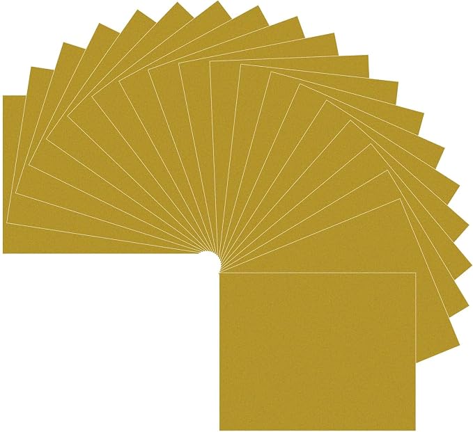 HTVRONT Gold Heat Transfer Vinyl Bundle: 20 Pack 12" x 10" Gold Iron on HTV by HTVRONT