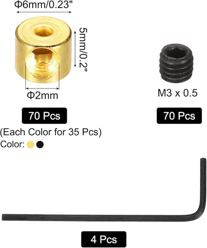 MECCANIXITY 70 Pcs Metal Locking Pin Backs, Locking Pin Keepers Locking Clasp - Image 2