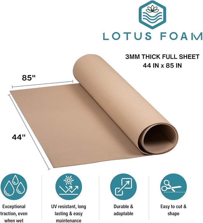LotusFoam Large 3mm EVA Foam Sheet - Image 2