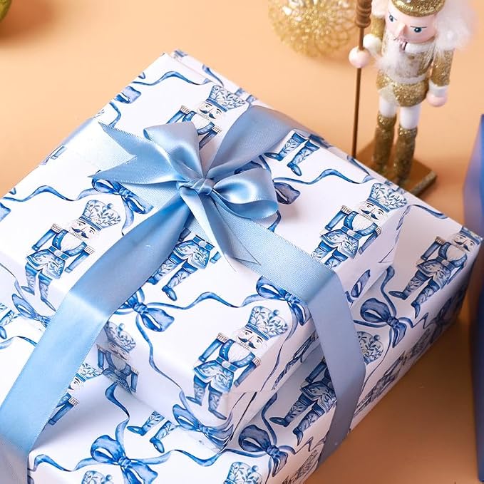LaRibbons 1 Inch 50 Yard Double Faced Satin Ribbon, Light Blue Satin Craft - Image 5