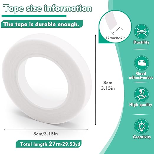 Floral Tape, 1/2inch Flower Tape, Wedding Bouquet - Image 2