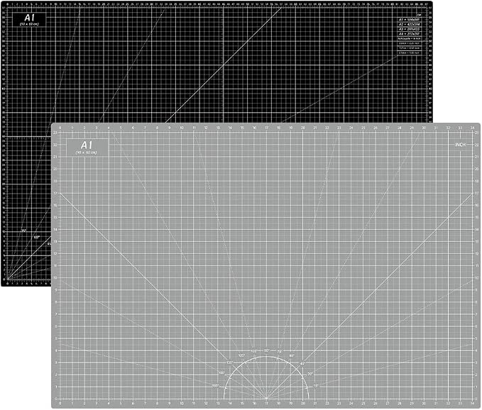 Headley Tools Thickened 24 x 36 Inch Self Healing Sewing Cutting Mat, A1 Rotary by HeadleyTools
