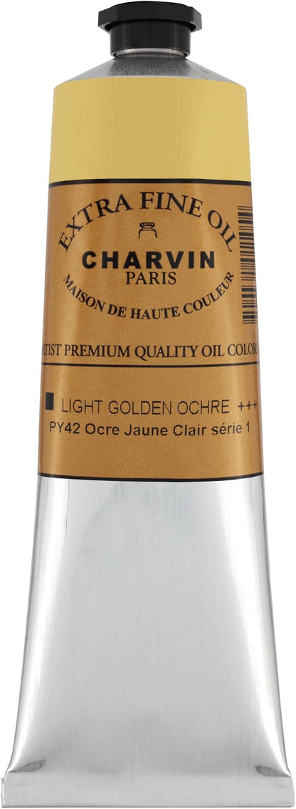 Charvin Extra Fine Oil Paint, Rich Texture, Poppy Oil-Based, Light-Fast - Image 2