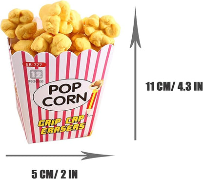 Pencil Top Erasers 36 Pack Popcorn Pencil Erasers Toppers Cap Erasers - Image 5