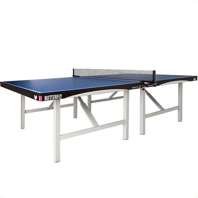 Butterfly Europa 25 Ping Pong Table—Indoor Game Table—ITTF Approved Table by Butterfly
