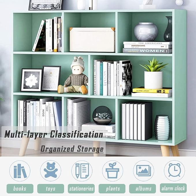IOTXY Wooden Open Shelf Bookcase - Image 6