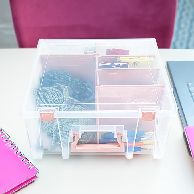 ArtBin 6990RK-AMZ Super Satchel Double Deep Compartment Box - Image 7