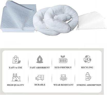 XIFENG Oil-Only Spill Kit Absorbing Spills Oil Absorbent Pads Oil Absorbent - Image 3