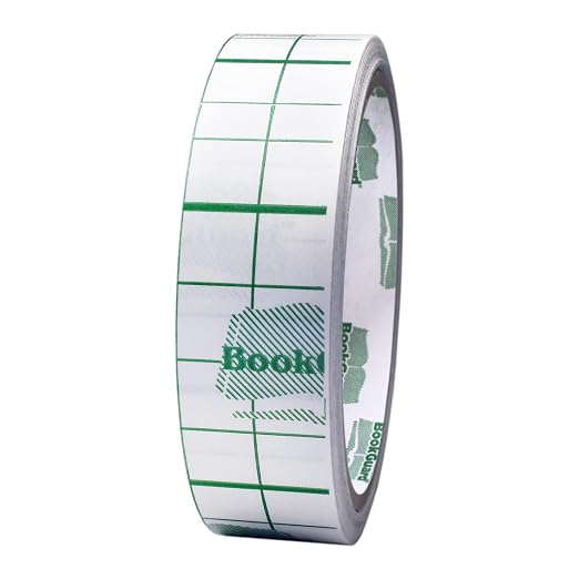BookGuard 1 inch Clear Vinyl Roll Bookbinding Tape Multipurpose Archival by BookGuard