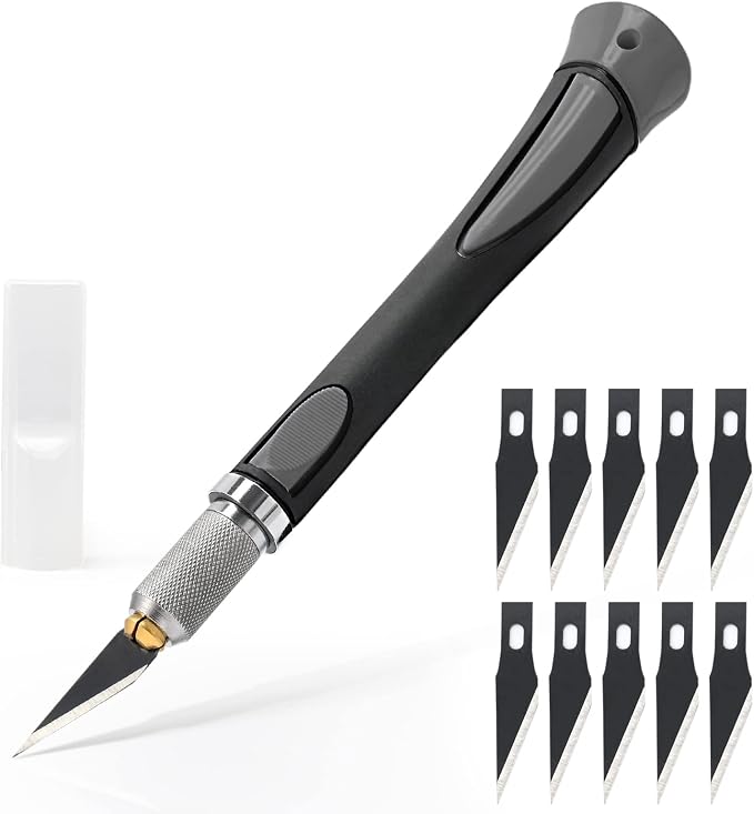 EHDIS Precision Hobby Knife Set Utility Craft Knife Kit by EHDIS