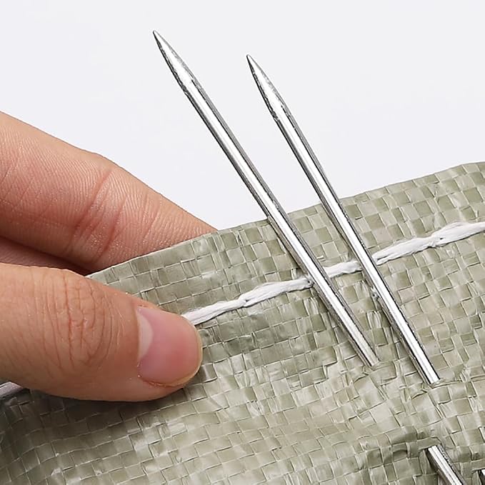 8" Professional Upholstery Needle 20cm Length 3mm Thickness, Big Eye Hand - Image 8