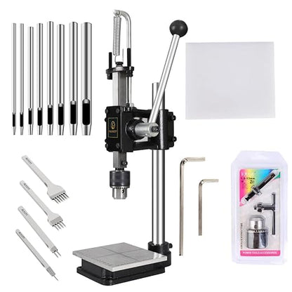 Leather Hole Puncher Hand Punching Machine Manual Press Puncher Punch Tools by FASTTOBUY