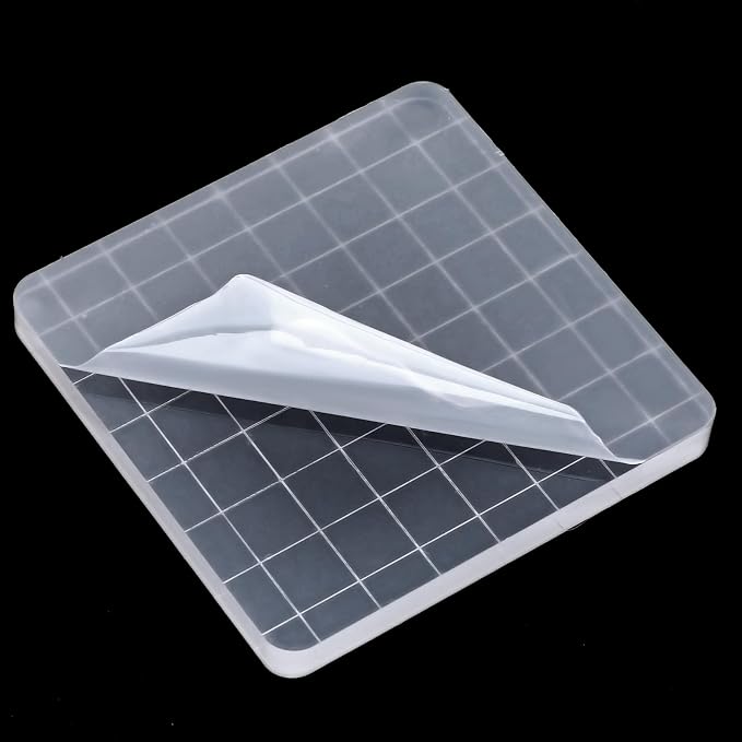 12Pcs Acrylic Stamp Block Clear Stamping Blocks Tools Set Assorted Sizes Stamp - Image 3