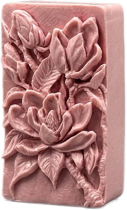 Magnolia Silicone Mold for SOAP Making, Resin and Other Crafts Flower - Image 3