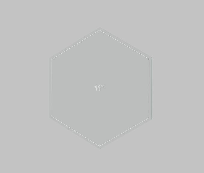 Hexagon Quilting Template Set - Image 4