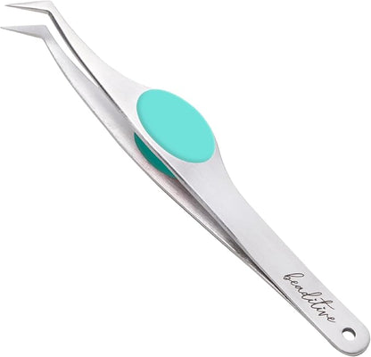 Beaditive High Precision Angled Tip Tweezers by Beaditive