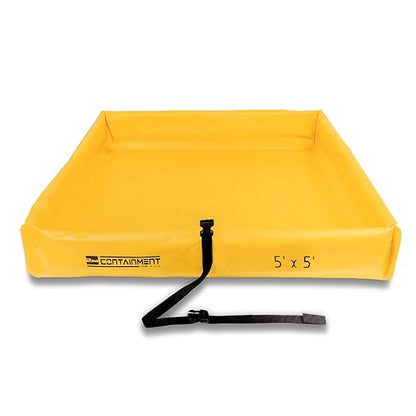 Duck Pond - 5’ x 5’ - Yellow by SecondaryContainmentBerms-MadeinUSA