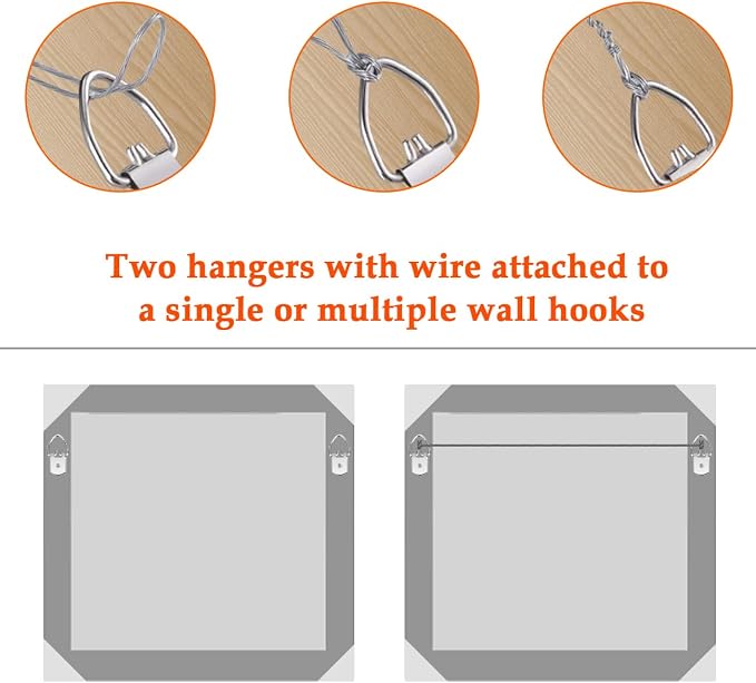 SDTC Tech Picture Wire Hanging Kit Supports Up to 40lbs - Image 3