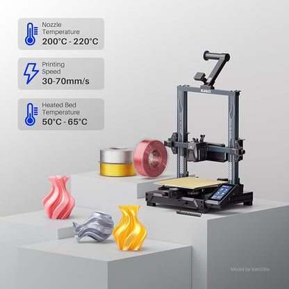 ELEGOO Silk PLA Filament 1.75mm Gold & Silver Grey 2KG, 3D Printer Filament - Image 5