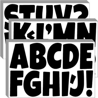 Bemeol Letter Stickers 432 Pieces 36 Sheets Bulletin Board Letters 3 Inch by Bemeol