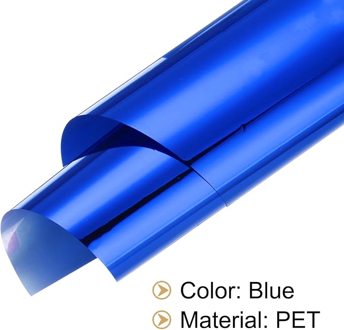 MECCANIXITY 50 Sheets Heat Reactive Foil, 20x29cm Blue Foil Transfer Sheets - Image 6