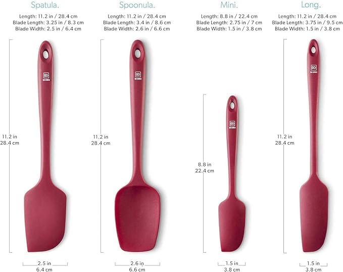 DI ORO Silicone Spatula Set - Image 5