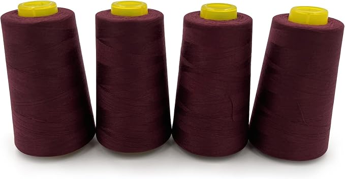 Tortoise 4 Cones of 3000 Yards Each Spool Thread by TORTOISETHREAD