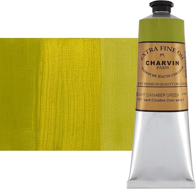 Charvin Extra Fine Oil Paint, Cinnabar Green Light 150 ml by Unknown