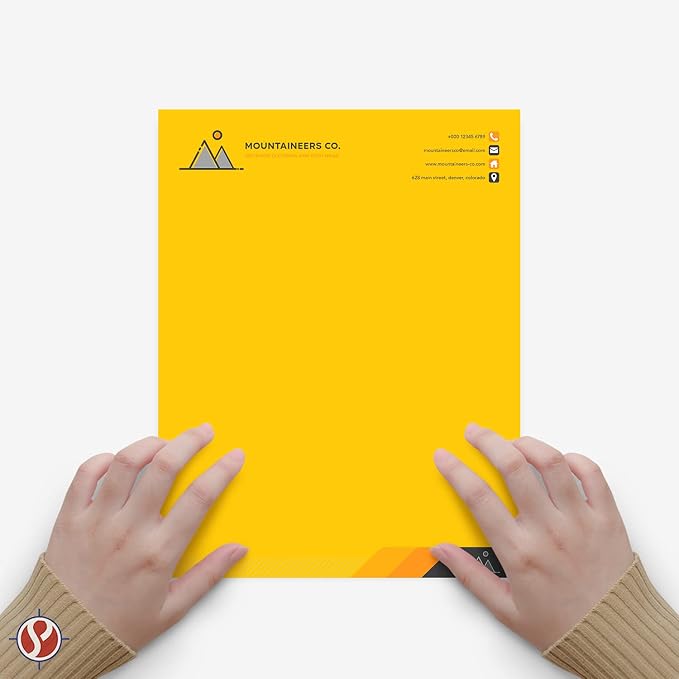8.5 x 11" Gold Color Paper Smooth, - Image 3