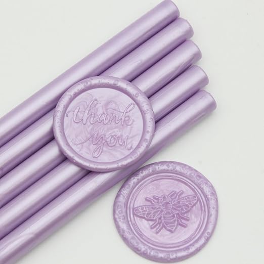 Lilac Purple Wax Seal Sticks 26pcs, Andotopee Glue Gun Wax Seal Sticks - Image 2