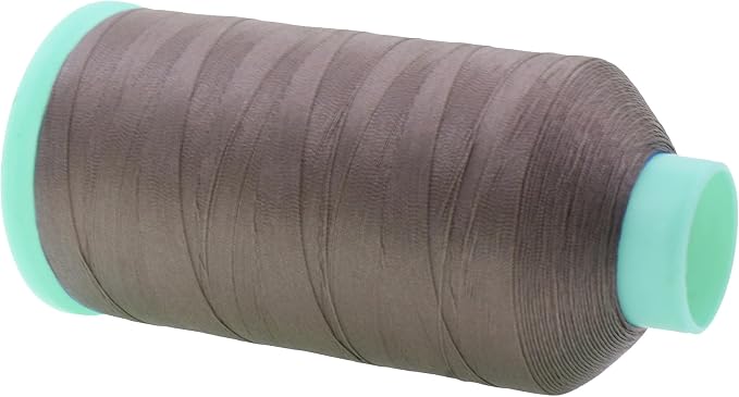 Mandala Crafts Bonded Nylon Thread Taupe Heavy Duty Sewing Threads - Image 2