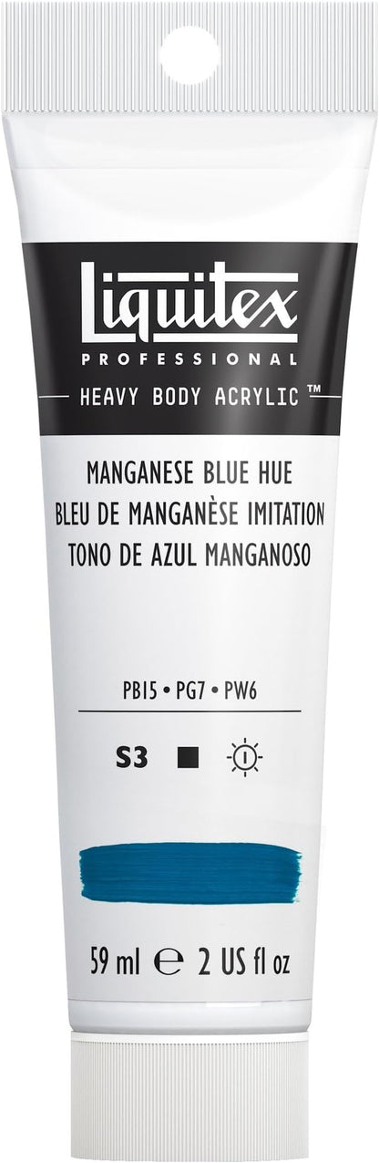 Liquitex Professional Heavy Body Acrylic Paint, 2-oz Tube, Manganese Blue Hue by Liquitex
