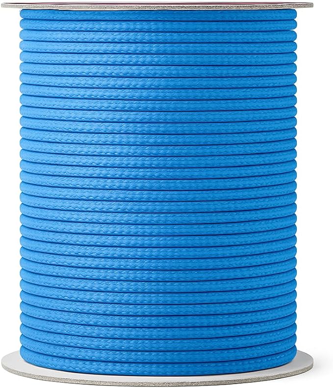 Mandala Crafts 2mm 109 Yards Sky Blue Cotton Waxed Cord by MandalaCrafts