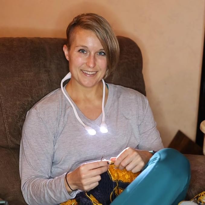 Lumos Knitting Light, Crafter Light Around Neck - Image 10