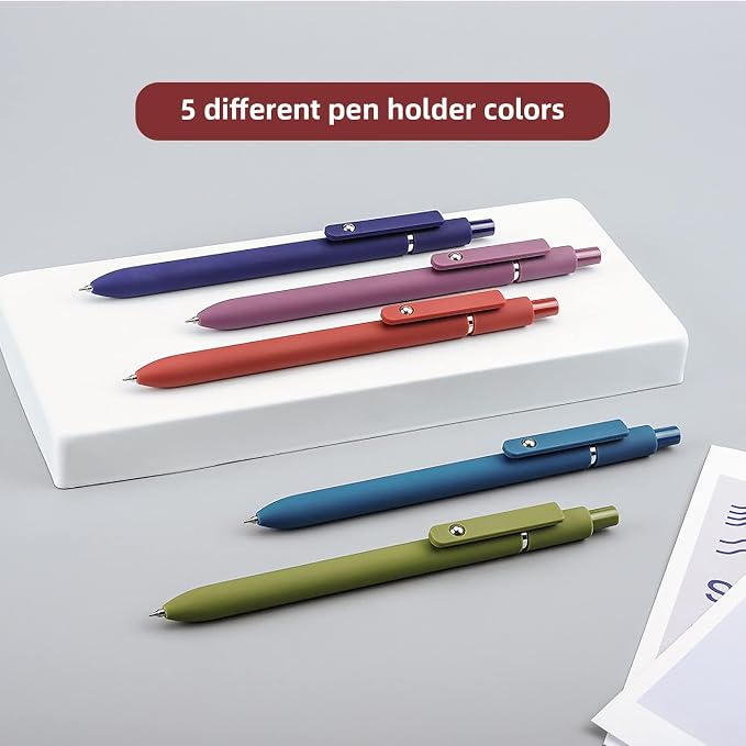 Gel Pens, High-End Series Metal Clip Retractable Pens - Image 2