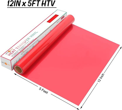 HTVRONT HTV Vinyl Rolls Heat Transfer Vinyl - Image 7