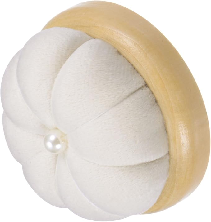 HARFINGTON Wooden Base Pin Cushion Japanese Style Cute Needle Holder - Image 3