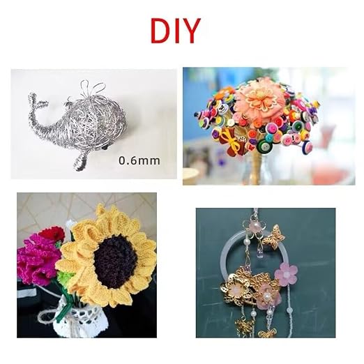 76Yards 26Gauge Golden Metal Floral Wire Flexible Paddle Florist Garden Wire - Image 4