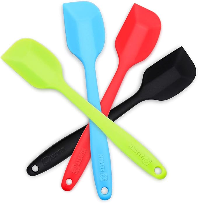 4-Piece Silicone Spatula, Heat-Resistant Non-stick Rubber Spatulas - Image 5