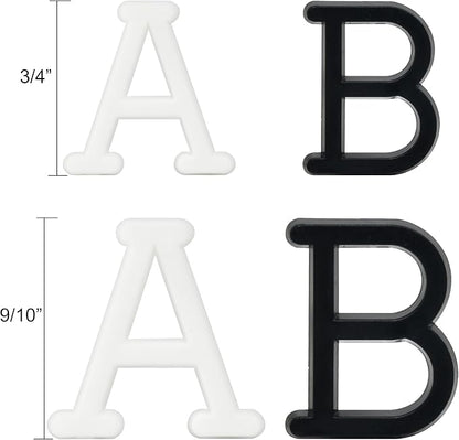 Pre-Cut Letters for Felt Letter Board, 736 Pieces Including Characters - Image 3