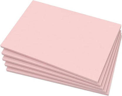 5 Pack 4"x6" Pale Pink Rubber Stamp Carving Blocks Pink Rubber Carving Blocks by Lyzskco