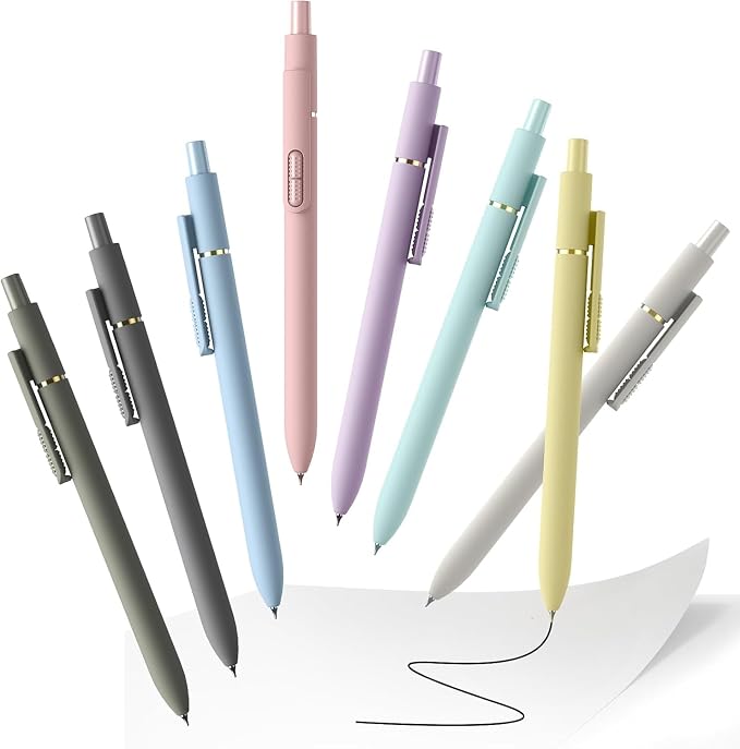 8 Pcs Gel Ink Pens, 0.7mm Fine Point - Image 9