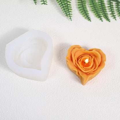 9 PCS Flower Candle Molds Rose Tulip Silicone Candle Mold Flower Shapes Moldes - Image 5
