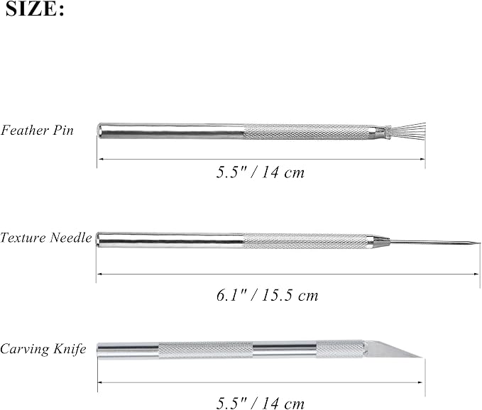 3 in 1 Clay Needle Tools Sculpting Ceramics Pottery Carving Tools - Image 2